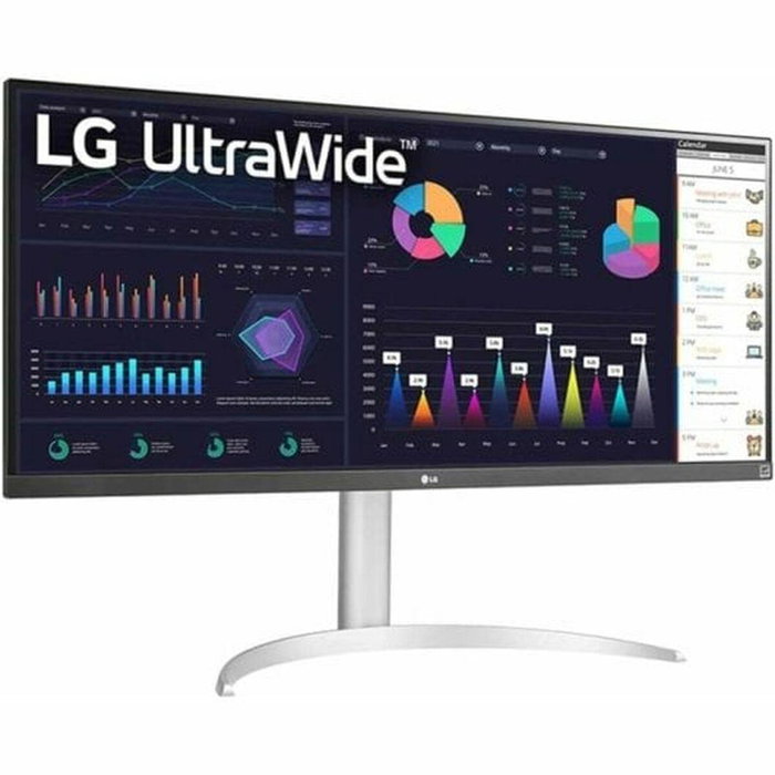 LG Moniteur Ultrawide 34WQ650-W 34" QHD IPS, HDR10, USB-C, 75Hz, 34WQ650W - Blanc