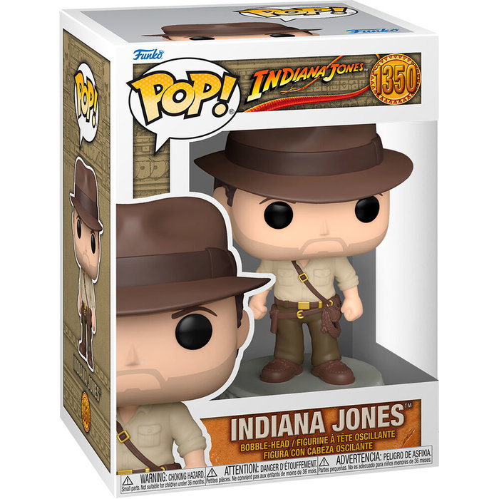 FUNKO - Figurine POP Indiana Jones - Vinyl Collectible de 9 cm - Boîte avec Fenêtre FUNKO - Figurine POP Indiana Jones - Vinyl Collectible de 9 cm - Boîte avec Fenêtre