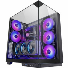 Mars Gaming MC3GF Boîtier PC ATX Semitour Noire avec Triple Vitre Trempée et 3 Ventilateurs FRGB 120mm