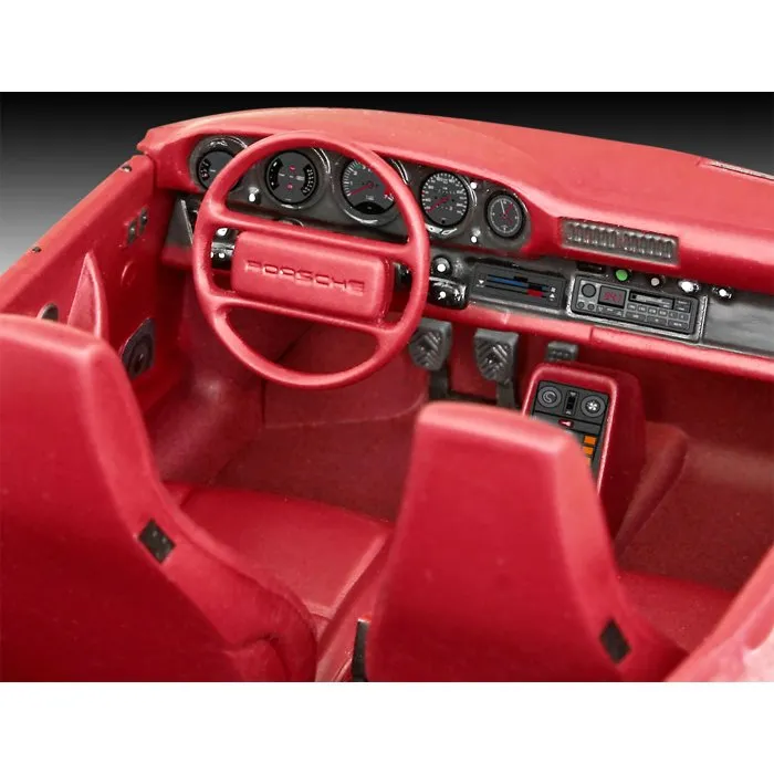 Revell - Maquette à monter Porsche 911 3,2 Coupé (1984) - Kit complet avec colle, peintures, pinceaux et décalcomanies - Version européenne