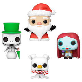 FUNKO Arbre avec 4 figurines Pocket POP Disney L'Étrange Noël de monsieur Jack Holiday Exclusive