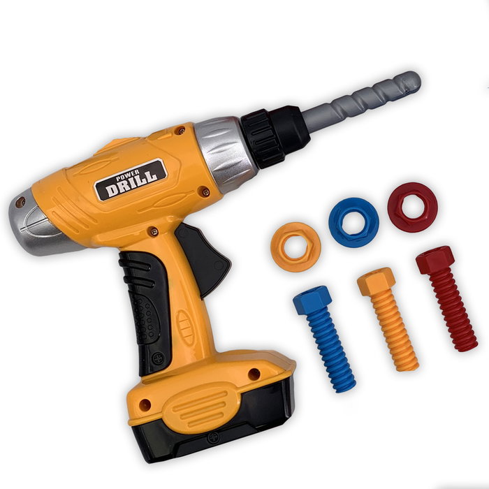 Tachan Coffret à Outils avec Poignée, 22 Pièces - Jeu de Construction Éducatif avec Tournevis, Marteau et Plus - Pour Enfants 3 Ans et Plus (Réf. 2074)