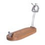 Jambonnier en Bois 3 Claveles Bambou 47 x 18,5 x 37 cm Pliable