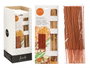Acorde Lot de 50 bâtons d'encens avec support en bois, bambou et essence, parfum orange gingembre, 12x29,5x2 cm (Set de 24)