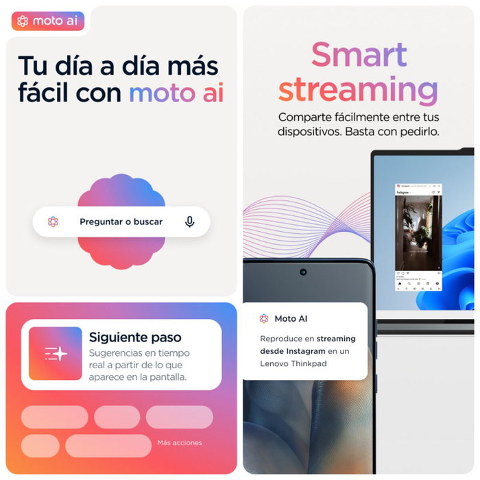 Smartphone Motorola edge 60 6,67" Octa Core 12 GB RAM 512 GB Bleu