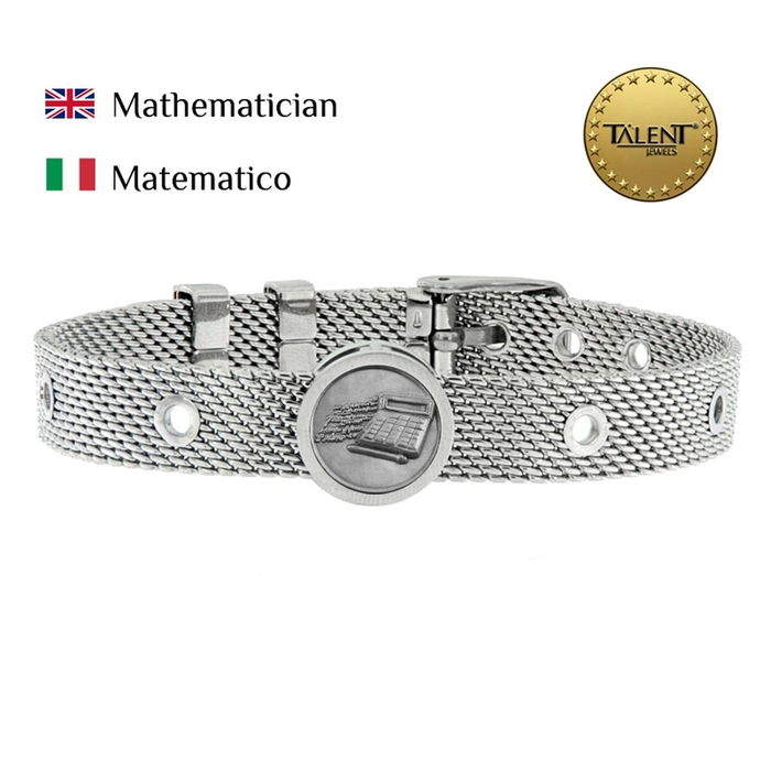 Bracelet Unisexe Mathematician Talent Jewels TJA-2-02-03-1-235 Argenté