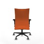 Piqueras Y Crespo Chaise de bureau Albacete Orange avec mécanisme Synchro et accoudoirs 1D