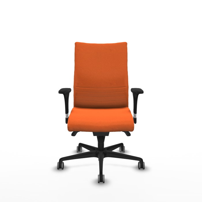 Piqueras Y Crespo Chaise de bureau Albacete Orange avec mécanisme Synchro et accoudoirs 1D Piqueras Y Crespo Chaise de bureau Albacete Orange avec mécanisme Synchro et accoudoirs 1D