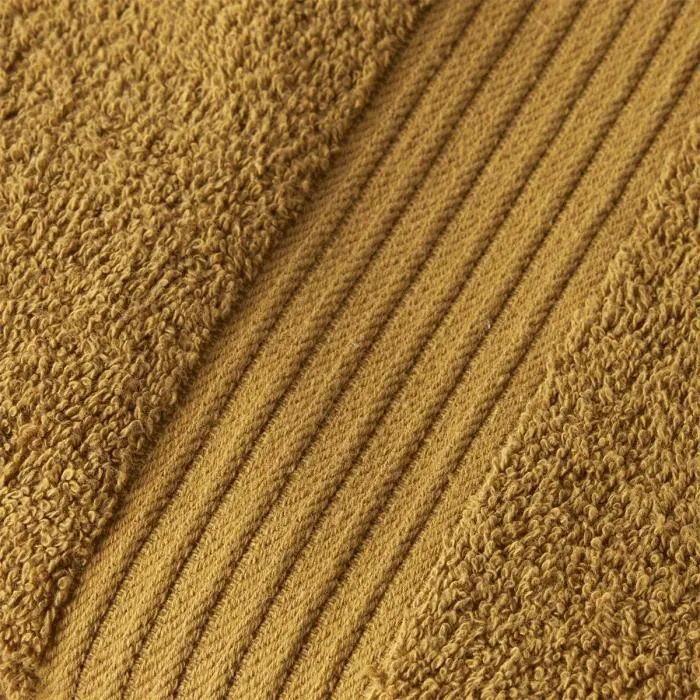 Today Essential - Drap de bain 70 x 130 cm en coton 100% 450 g/m² couleur bronze, serviette de bain