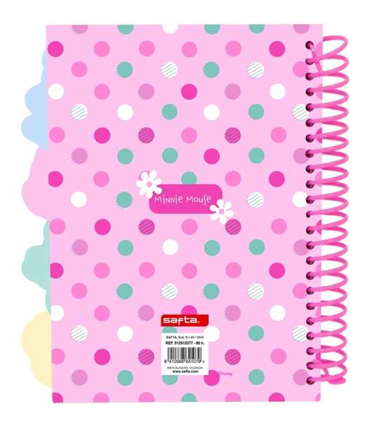 Safta Cahier A5 Minty Minnie Disney