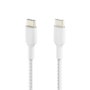 Belkin Câble Boost Charge USB-C vers USB-C tressé 1m - Blanc