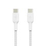 Belkin Câble Boost Charge USB-C vers USB-C tressé 1m - Blanc