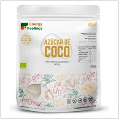 ENERGY FEELINGS Sucre de Coco 1 kg – Bio, Vegan – Édulcorant Naturel ENERGY FEELINGS Sucre de Coco 1 kg – Bio, Vegan – Édulcorant Naturel
