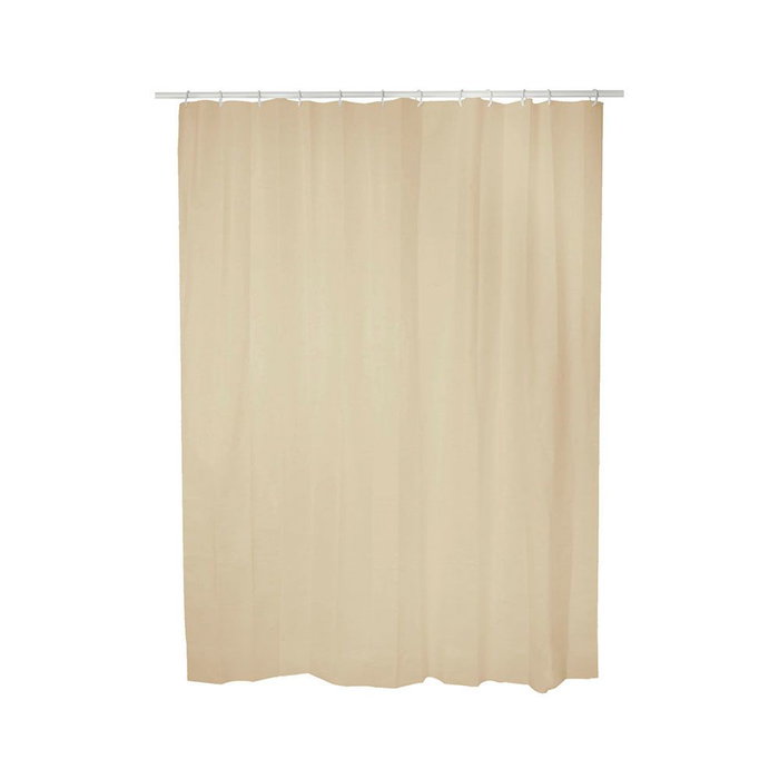 Rideau de Douche Exma basic Beige PVC 140 x 180 cm Rideau de Douche Exma basic Beige PVC 140 x 180 cm