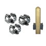 Grow Ensemble de 3 supports pour balais gris