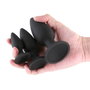 Plug Anal NS Novelties Renegade Noir 3 Pièces (7,6 cm) (10 cm) (5,7 cm)