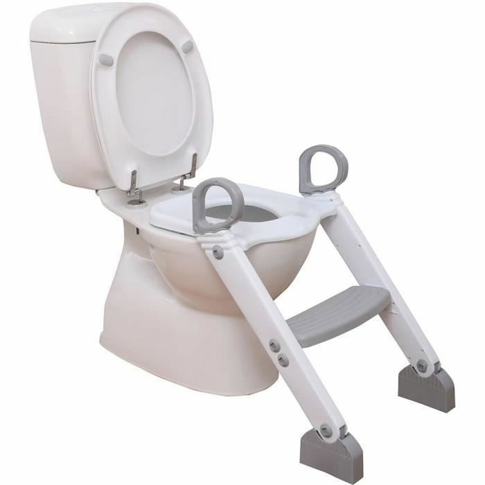 Dreambaby Step-Up Réducteur de WC Gris et Blanc avec 2 étages réglables Dreambaby Step-Up Réducteur de WC Gris et Blanc avec 2 étages réglables
