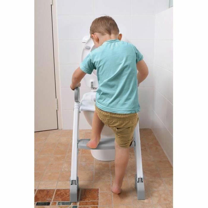 Dreambaby Step-Up Réducteur de WC Gris et Blanc avec 2 étages réglables Dreambaby Step-Up Réducteur de WC Gris et Blanc avec 2 étages réglables