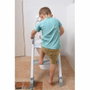Dreambaby Step-Up Réducteur de WC Gris et Blanc avec 2 étages réglables