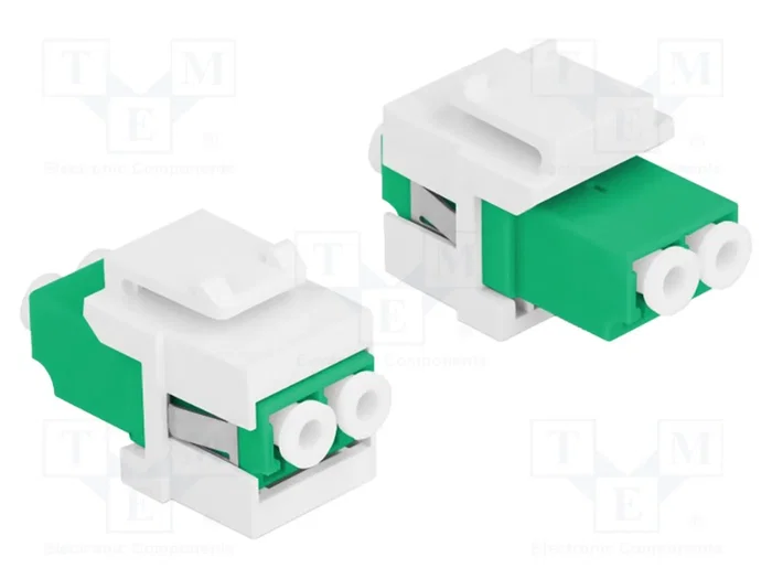 DELOCK Connecteur fibre optique Keystone LC duplex single-mode