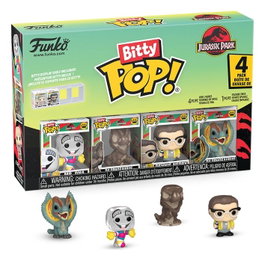 Jurassic Park pack 4 figurines Bitty POP! Vinyl Mr. DNA 2,5 cm