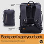 HP Sac à dos pour ordinateur portable Travel - 25 litres - Gris acier - Compatible 15.6 pouces