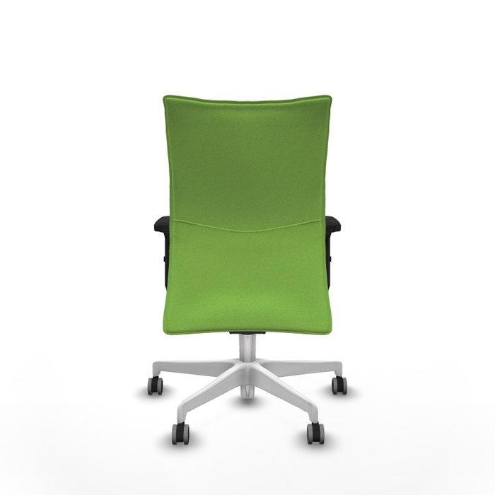 Piqueras Y Crespo Chaise de bureau Albacete, mécanisme synchrone, tissu pistache