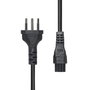 ProXtend Câble d'alimentation Brésil vers C5, 2 m, noir
