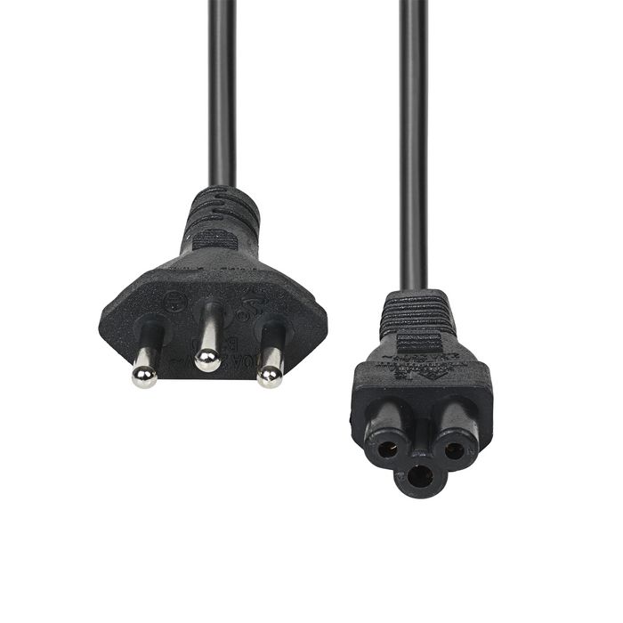 ProXtend Câble d'alimentation Brésil vers C5, 2 m, noir ProXtend Câble d'alimentation Brésil vers C5, 2 m, noir