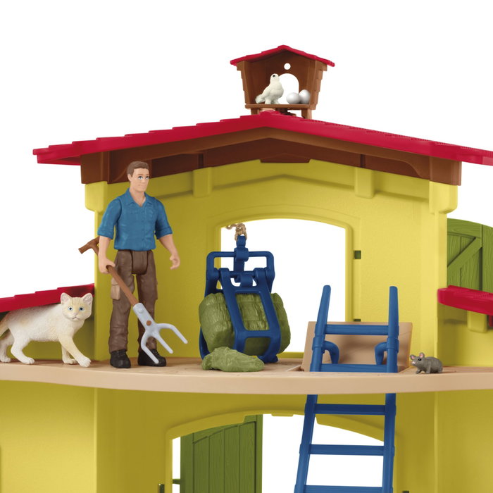 Schleich Farm World Coffret Ferme Éducative de 92 Pièces avec Animaux et Accessoires 42605 Schleich Farm World Coffret Ferme Éducative de 92 Pièces avec Animaux et Accessoires 42605