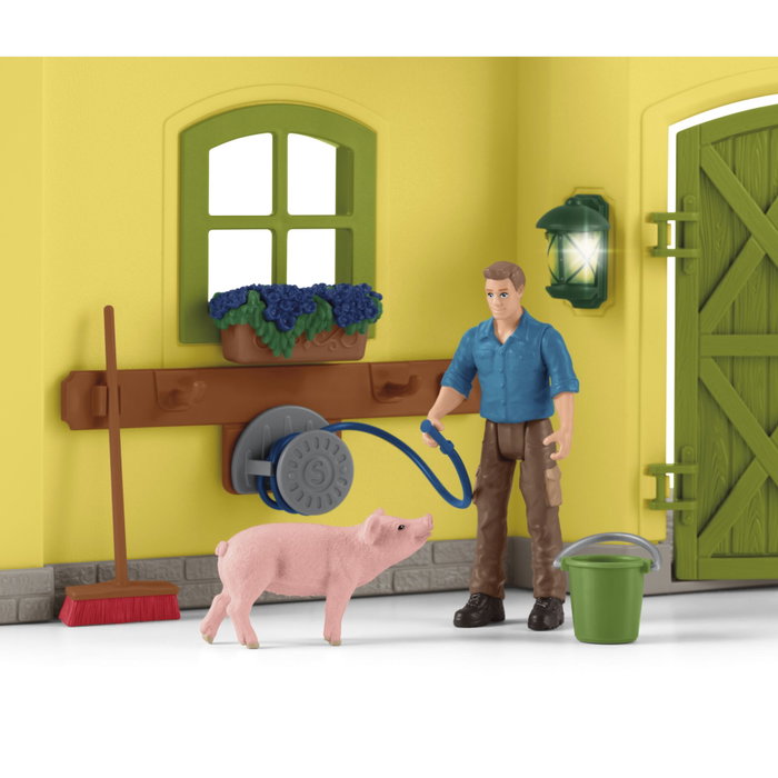 Schleich Farm World Coffret Ferme Éducative de 92 Pièces avec Animaux et Accessoires 42605 Schleich Farm World Coffret Ferme Éducative de 92 Pièces avec Animaux et Accessoires 42605