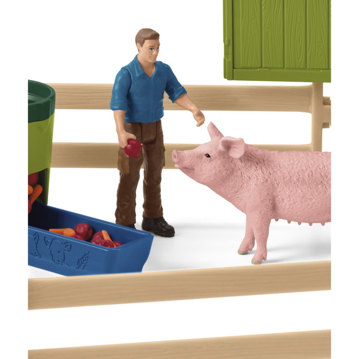 Schleich Farm World Coffret Ferme Éducative de 92 Pièces avec Animaux et Accessoires 42605 Schleich Farm World Coffret Ferme Éducative de 92 Pièces avec Animaux et Accessoires 42605