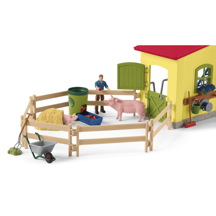Schleich Farm World Coffret Ferme Éducative de 92 Pièces avec Animaux et Accessoires 42605 Schleich Farm World Coffret Ferme Éducative de 92 Pièces avec Animaux et Accessoires 42605