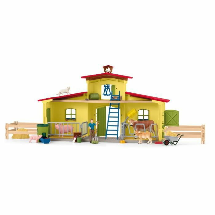 Schleich Coffret Ferme éducative Farm World 92 pièces avec animaux et accessoires Schleich Coffret Ferme éducative Farm World 92 pièces avec animaux et accessoires