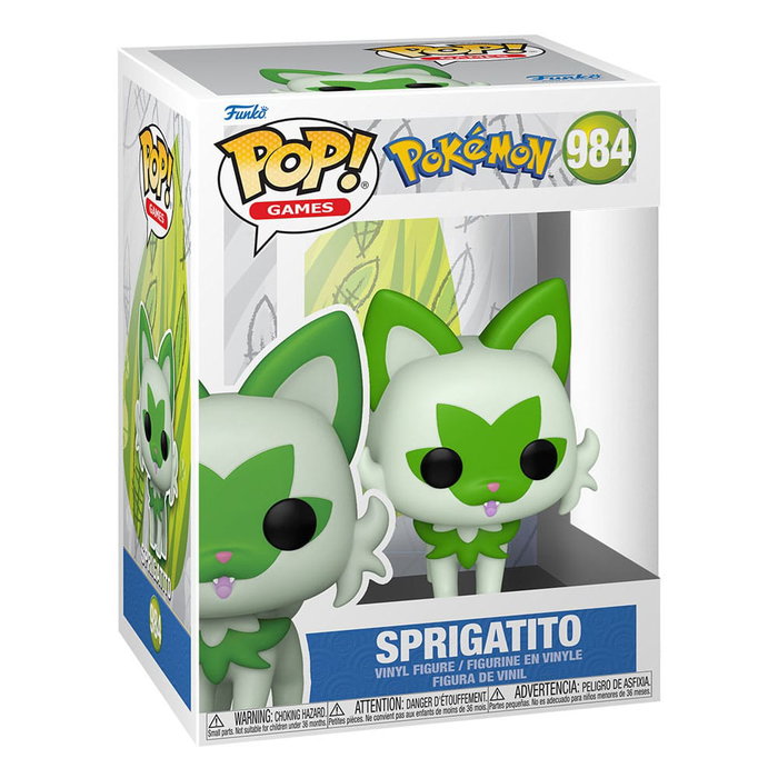 Funko Pop! Games Pokemon Sprigatito - Figurine Vinyle 9 cm (EMEA) Funko Pop! Games Pokemon Sprigatito - Figurine Vinyle 9 cm (EMEA)