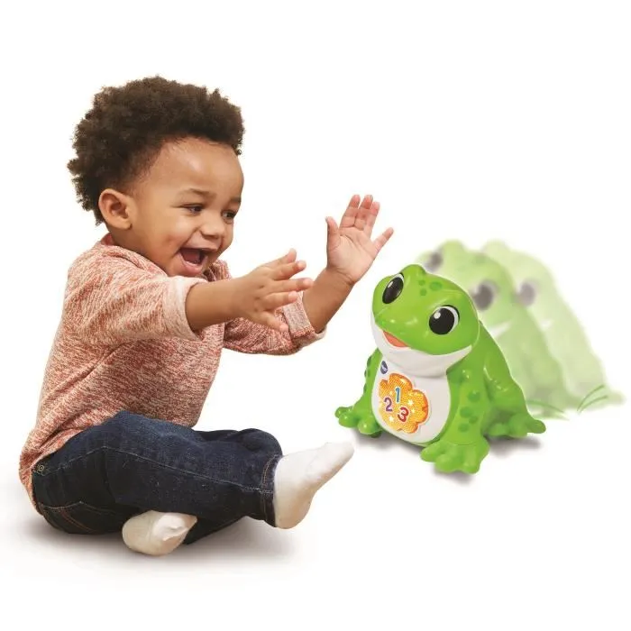 Vtech Pop Ma Grenouille Hop Hop - Jouet interactif bébé 12-36 mois avec rebonds et modes de jeu animés - Vtech Baby