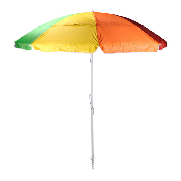 Probeach Parasol de plage arc-en-ciel Ø200 x 220 cm Probeach Parasol de plage arc-en-ciel Ø200 x 220 cm