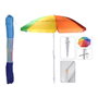 Probeach Parasol de plage arc-en-ciel Ø200 x 220 cm