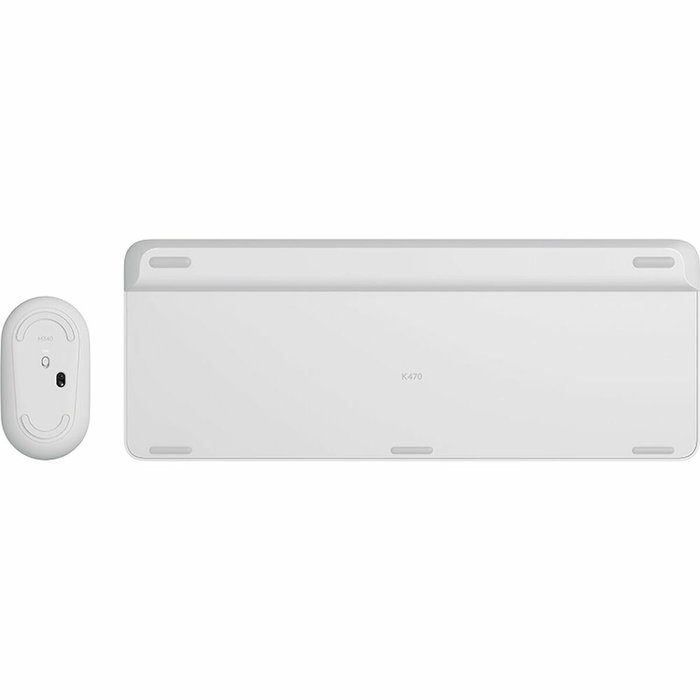 Logitech 920-009199 Clavier et Souris Sans Fil Blanc QWERTY Espagnol
