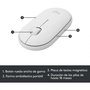 clavier et souris Logitech 920-009199 Blanc Espagnol Qwerty
