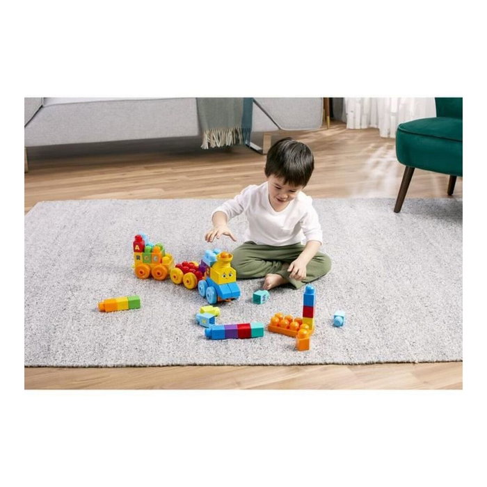Mega Bloks - Le Train de l'Alphabet Musical - 50 pièces Mega Bloks - Le Train de l'Alphabet Musical - 50 pièces