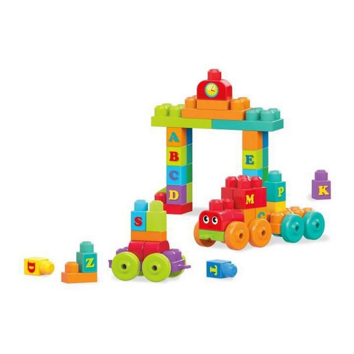 Mega Bloks - Le Train de l'Alphabet Musical - 50 pièces Mega Bloks - Le Train de l'Alphabet Musical - 50 pièces