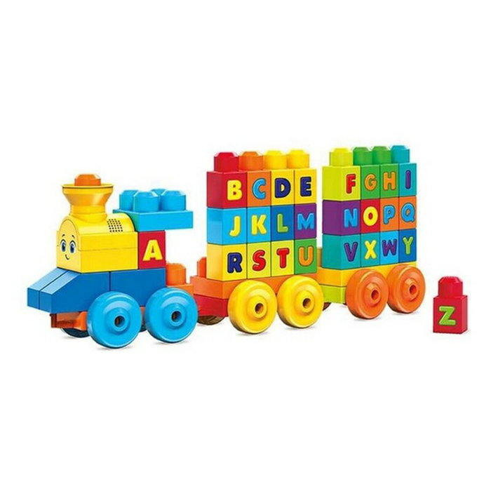 Mega Bloks - Le Train de l'Alphabet Musical - 50 pièces Mega Bloks - Le Train de l'Alphabet Musical - 50 pièces