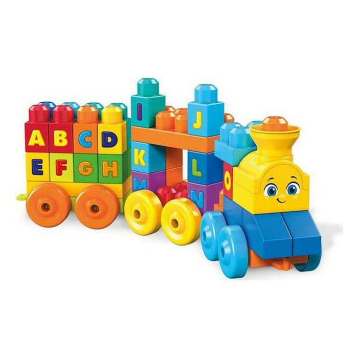 Mega Bloks - Le Train de l'Alphabet Musical - 50 pièces Mega Bloks - Le Train de l'Alphabet Musical - 50 pièces