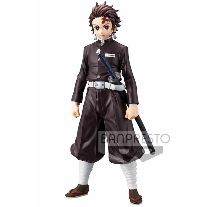 BANPRESTO Figure Tanjiro Kamado - Demon Slayer: Kimetsu no Yaiba Vol. 6 - Figurine de 16 cm