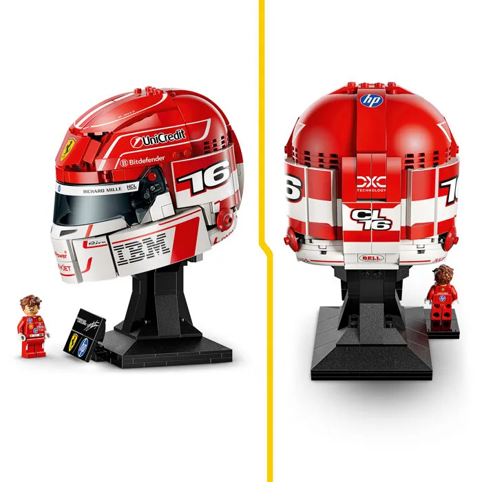 Lego Editions 43014 - Maquette produit F1 Scuderia Ferrari HP Casque de Charles Leclerc pour fans