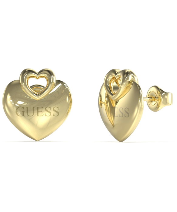 Guess JUBE05218JWYGT-U Boucles d'oreilles dorées en acier inoxydable Guess JUBE05218JWYGT-U Boucles d'oreilles dorées en acier inoxydable