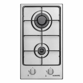 Oceanic Domino gaz inox 2 foyers