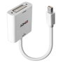 Lindy Convertisseur Mini DisplayPort vers DVI - Adaptateur PC/Mac pour écran DVI, Résolution jusqu'à 1920x1200 Full HD, Compact et Portable