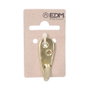 Edm Colgador de latón pulido 4 x 4,5 cm